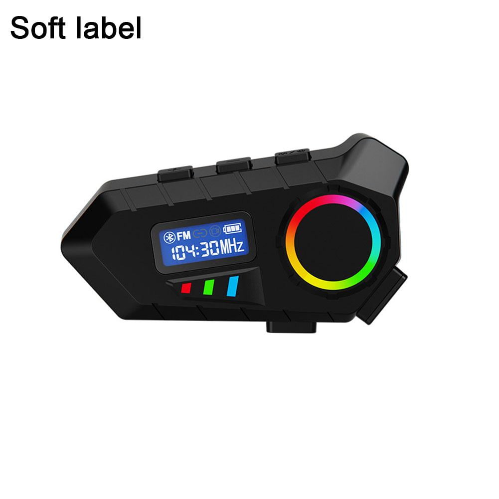 LX4 Motorcycle Helmet Bluetooth Headset - Bluetooth 5.3 With Noise Reduction & IP67 Waterproof