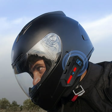 Motorcycle Helmet Bluetooth Headset Clearance under $5 kkbbma Bluetooth Motorcycle Helmet Headset 5.3 Intelligent Noise Reduction High-definition Sound Quality Ultra Long Standby Waterproofs Earphones