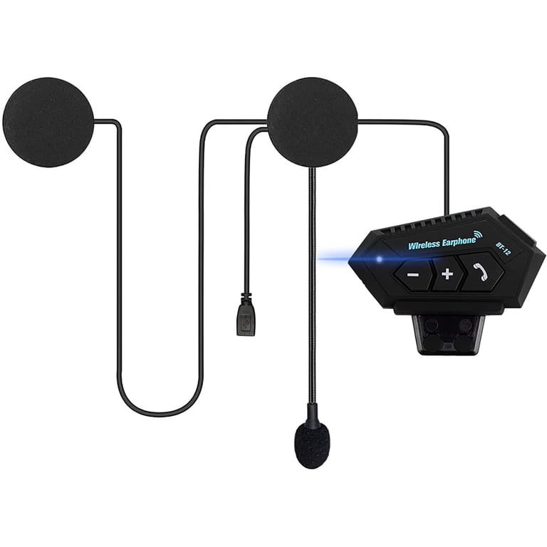 earphone for motorcycle helmet BT-S3 Type-C Interface Soft Microphone Accessories of Bluetooth Headset Intercom(Only suitable full face helmets) : Electronics clear sound and deep bass Bluetooth Headphones Airpods With Motorcycle