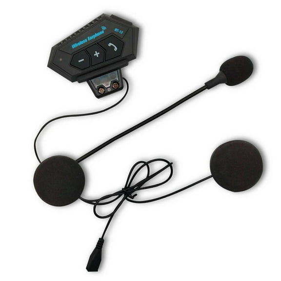 Motorcycle Helmet Bluetooth Headset Wireless Hands-Free Speaker Headphone