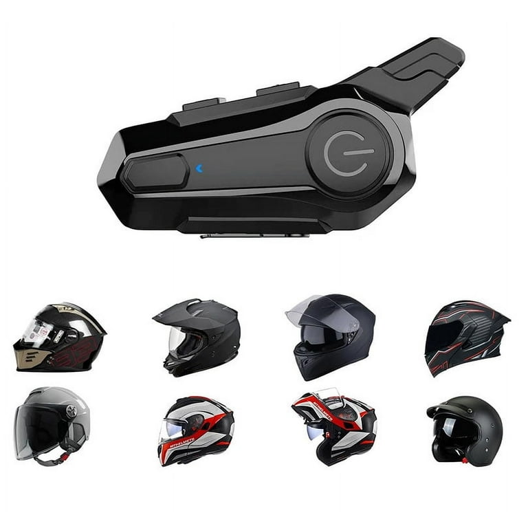 Motorcycle Helmet Bluetooth, with CVC Noise Cancellation Stereo