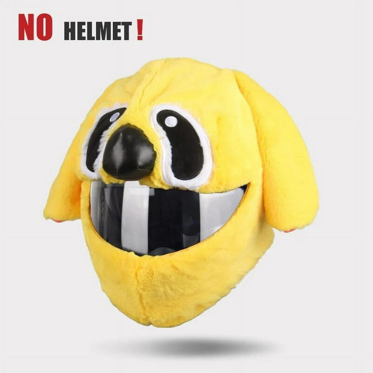 Motorcycle Helmet Cover Cartoon Plush Helmets Hat With Crazy Large