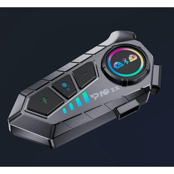 Motorcycle Helmet Headset, Bluetooth 5.3 Wireless Headphones, Motorcycle Intercom For 2 Drivers, Hands-Free Headset, Waterproof Ipx6