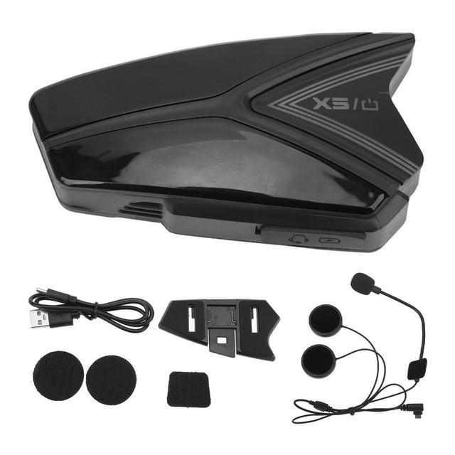 Motorcycle Helmet Headset Bluetooth5.0 2.4G Wireless Waterproof Noise