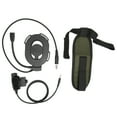 Motorcycle Helmet Headset Unilateral Headphones with U94 PTT and Nylon
