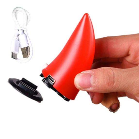 Luminous Little Bull Horn Car Helmet Decoration Devil Universal Horn Helmet F2H8