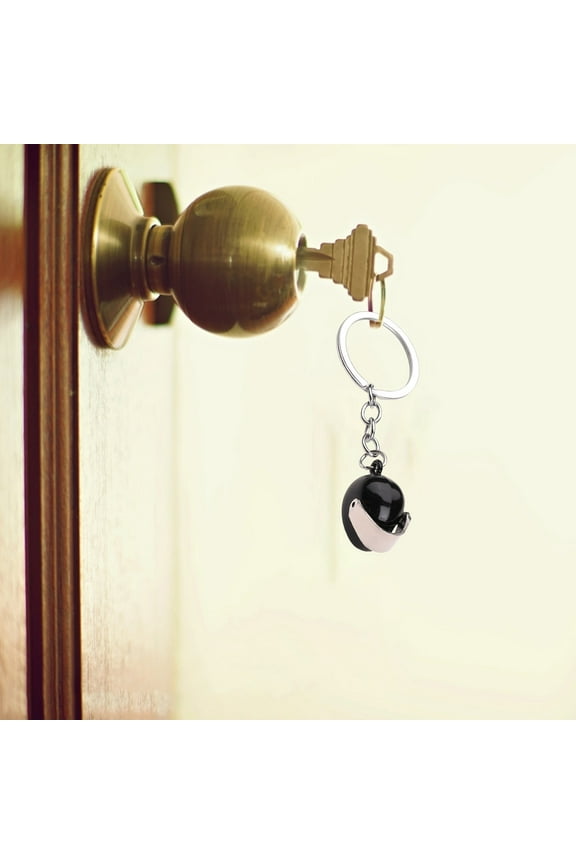 Motorcycle Helmet Keychain, Biker Gift Idea, Mini Key Ring Pendant for Motorcyclists, Birthday and Holiday Gift, Stylish Durable Metal Accessory for Keys and Bags