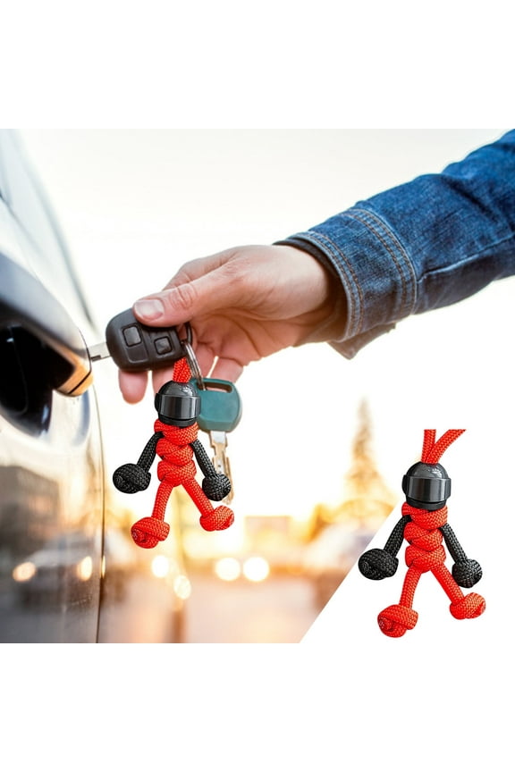 Motorcycle Paracord Keychain Handmade Biker Gift Miniature Flip Visor Accessory