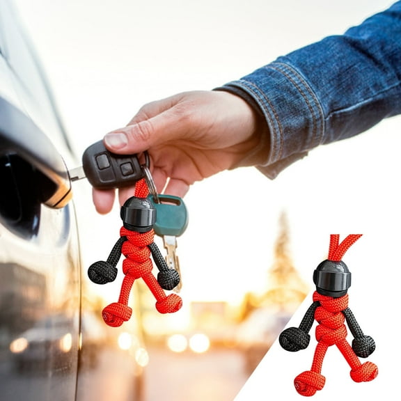 Motorcycle Paracord Keychain Handmade Biker Gift Miniature Flip Visor Accessory