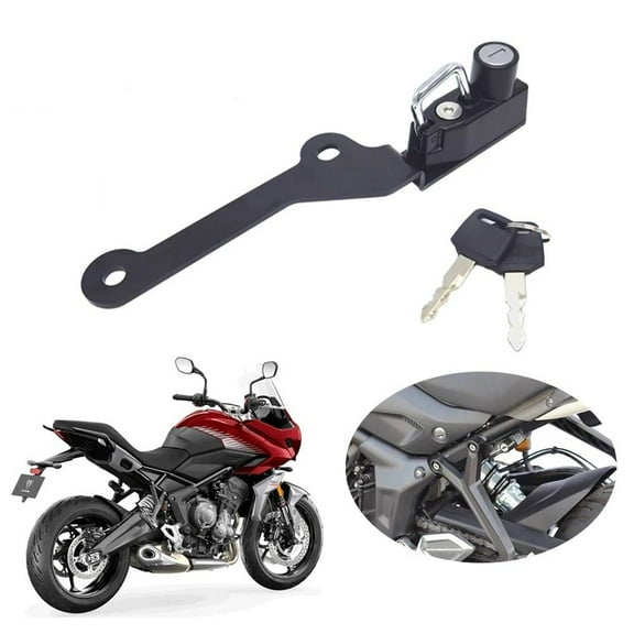 Motorcycle Helmet Lock Anti-Theft Helmet Security Lock with 2 Keys Aluminum Fit For Tiger660 Tiger Sport 660 2022 -