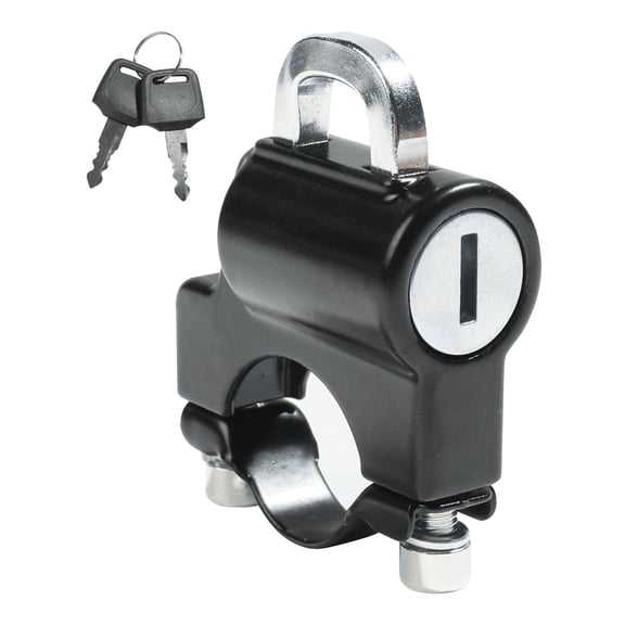 Motorcycle Helmet Lock - Anti-Theft Security Lock with 2 Keys, Aluminum Alloy 22mm-26mm, Tamper-Proof for Motorbike, Scooter, Street Bike