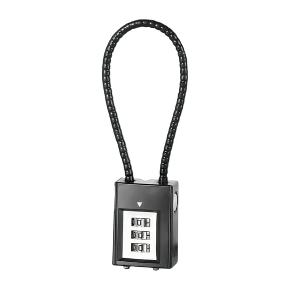 Motorcycle Helmet Lock, Combination Password Lock Cable Padlock Cable Lock for Cycling Helmet Backpack Luggage Security