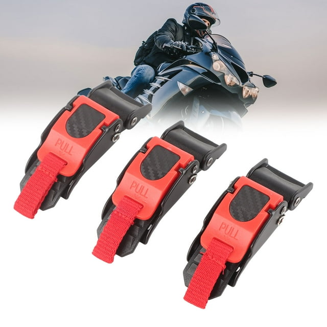 Motorcycle Helmet Plastic Pull Buckles, 3X Motorcycle Helmet Speed Clip