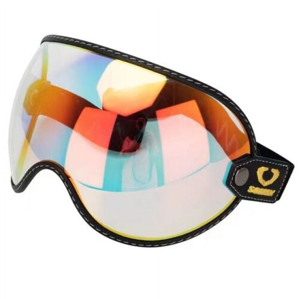 Motorcycle Helmet Shield Visor Lens Sunglasses Goggles For Open Face 3/4 Helmets Rainbow