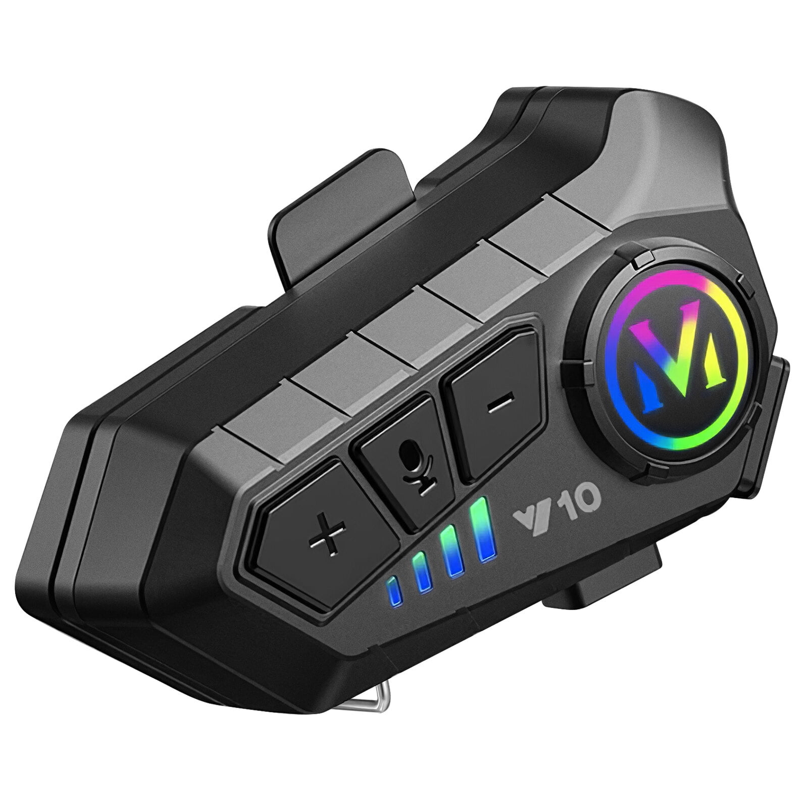 Motorcycle Helmet Speakers, BT 5.3 Bluetooth Headset with Music Sharing Double Noise