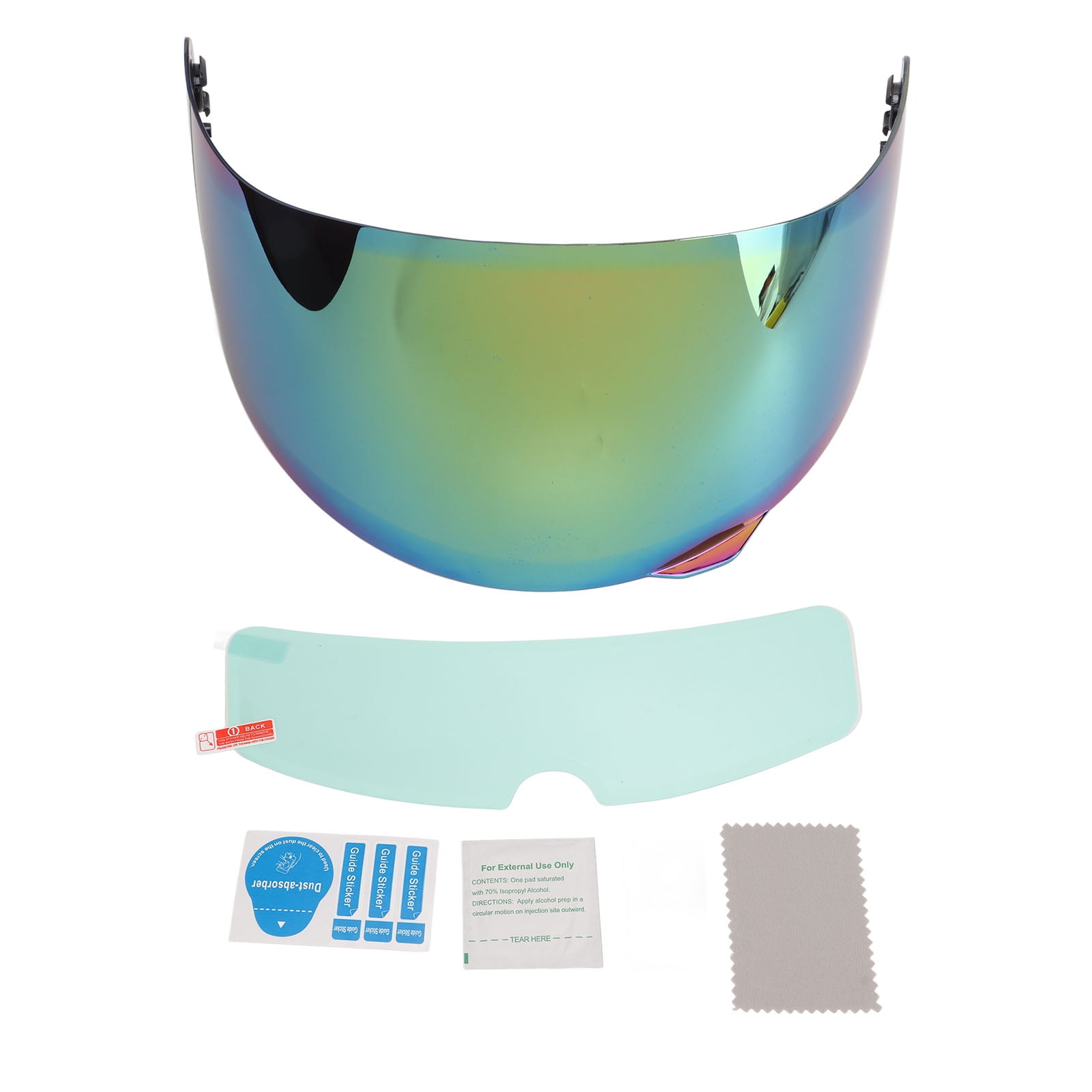 Motorcycle Helmet Visor 190° Horizontal View Thick Motorbike Helmet