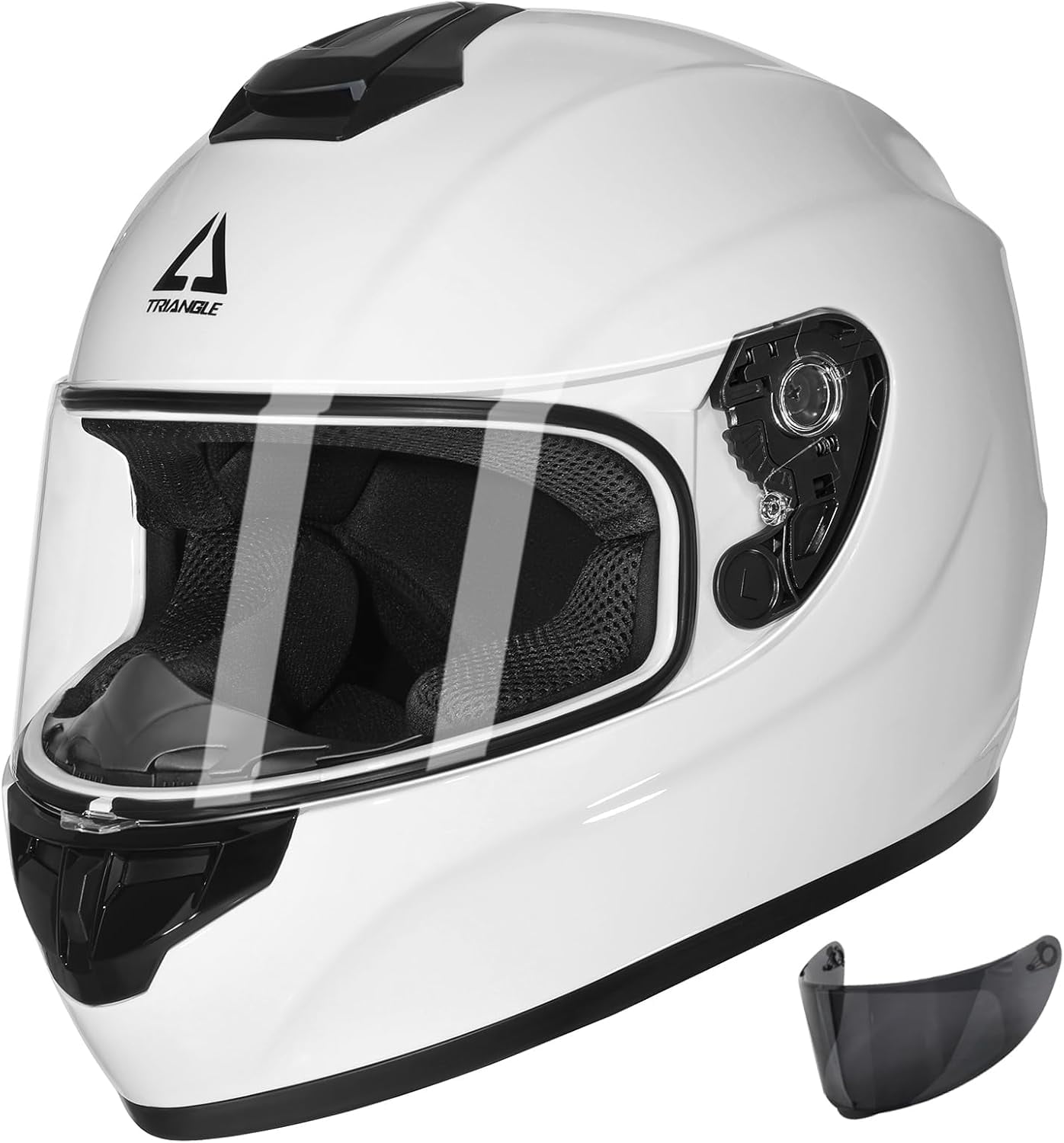 Motorcycle Helmets Full Face Motorcycle Helmet for Men & Women with Tinted and Clear Visor Meet Dot Approved