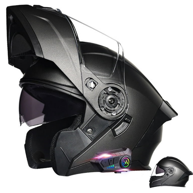 Motorcycle Helmets for Men Bluetooth Full Face Motorbike Helmet