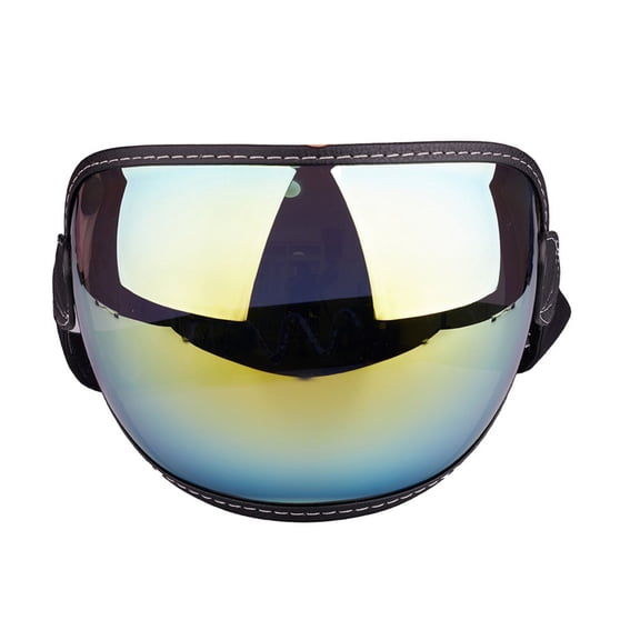 Motorcycle Helmets Shield Windproof Lens PC Goggles Bubble Lens Open Face Helmets Lens Scratch Resistant
