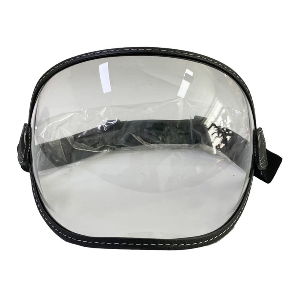Motorcycle Helmets Shield Windproof Lens PC Goggles Bubble Lens Open Face Helmets Lens Scratch Resistant