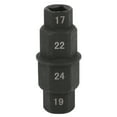 Motorcycle Hex Axle Tool 17/19/22/24mm Front Wheel Hub Spindle Socket