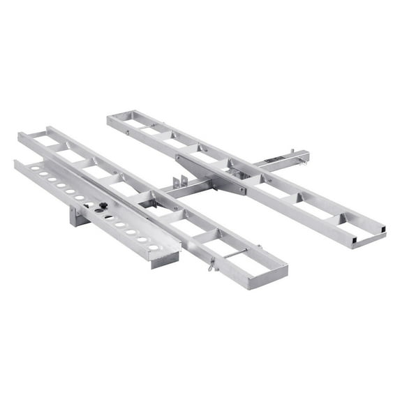 Motorcycle Hitch Carrier 600LBS - Dirt Bike Ramp Hauler - Scooter Transport Rack - 2 Inch Receiver - Aluminum Alloy Carrier