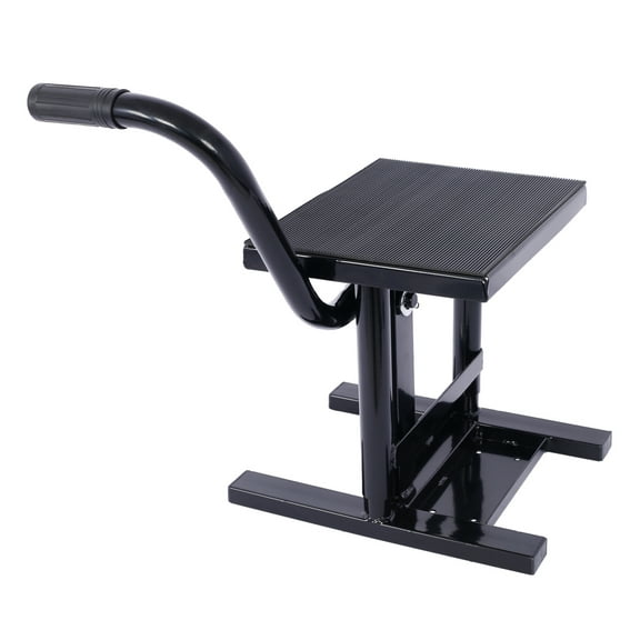 Motorcycle Jack Stand, Dirt Bike Lift Steel, Adjustable 11-16.5", 330 LBS Capacity, Heavy Duty Black