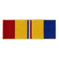 thumbnail image 1 of Motorcycle Jacket Embroidered Patch - Combat Veteran Service Ribbon Bar - Vest, Cut, Leathers - 3.5" x 1.25", 1 of 1