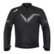 Motorcycle Jacket For Men with CE Armored Mesh Airflow Riding Jacket Breathable Biker Jacket Hi-viz All Weather, Black, Medium