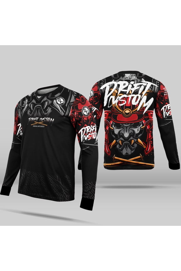 Motorcycle Jersey for Men Sublimation Longsleeve Suit for Riding