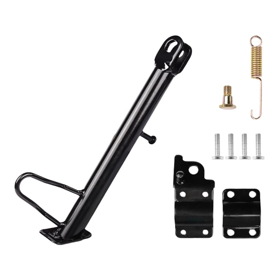Motorcycle Kickstand Modification Kickstand with Mounting Accessory Side Stand Replacement Side Stand