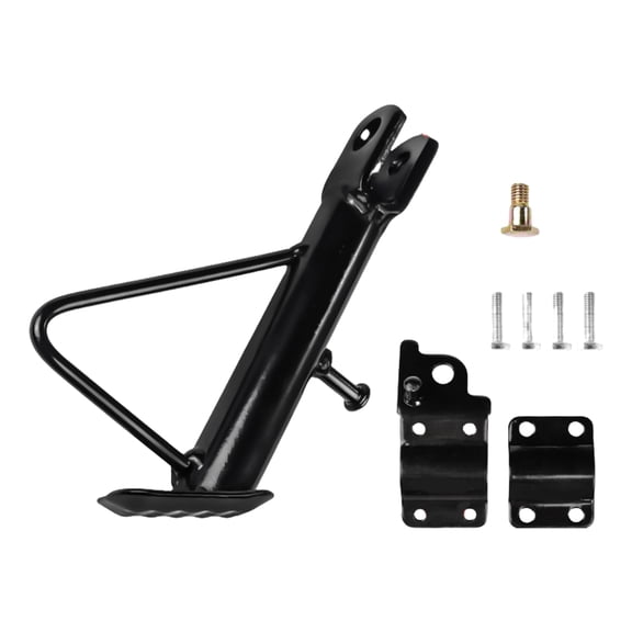 Motorcycle Kickstand Modification Kickstand with Mounting Accessory Side Stand Replacement Side Stand