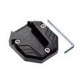 thumbnail image 1 of Motorcycle Kickstand Pad , Universal Non-Slip Side Stand Extension Base , High Strength Aluminum Alloy and CNC Machined , Motorbike Modification and Outdoor Parking Safety Accessory, 1 of 2