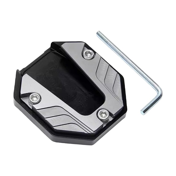 Motorcycle Kickstand Plate,Aluminum Alloy Extension Side Stand Foot Pad For Universal Dirt Bike Motorbike Support Accessory