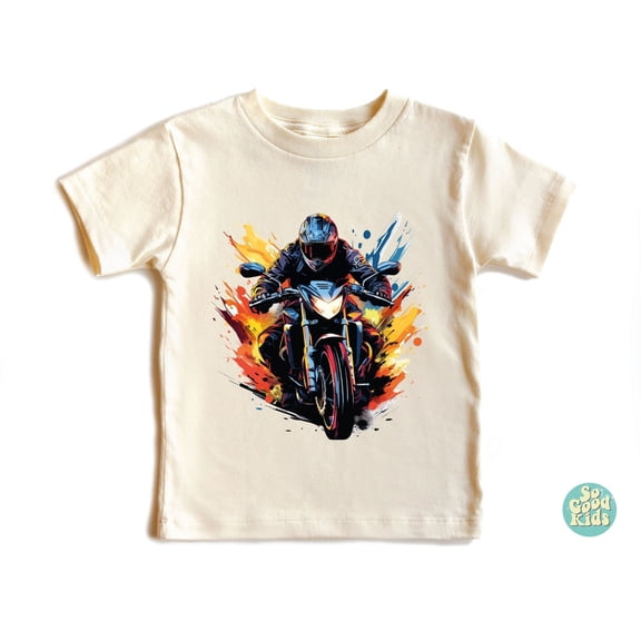 Motorcycle Kids Shirt, Toddler Shirt, Gift For Biker, Motorcyclist T-Shirt, Newborn Gift Shirt, Cool Moto Kids Shirt, New Born, Baby Shower Gift, New Parents Gift