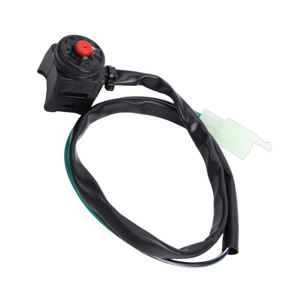 Motorcycle Kill Stop Switch 7/8in 22mm Handlebar Mount - Universal Engine Start/Stop & Overtaking Light Button for ATV, Scooter, Snowmobile