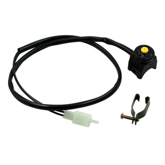 VIVIDCRAFT Motorcycle Kill Switch Red Push Button Horn Starter Dirt Bike ATV UTV Dual AU ST