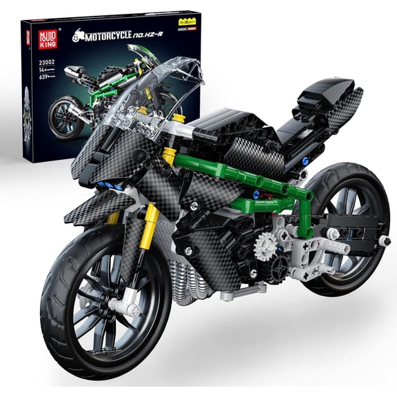 Motorcycle Kit Building Sets, 23002 Bike Model Kit Building Kit, Moto Building Toys for Creative Play and Display, Model Motorcycle Kits for Adults and Kids 14+ (639PCS)