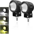 Motorcycle LED Driving Fog Light 60W White and Yellow Light, Motorcycle