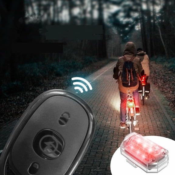 Motorcycle LED Flashing Lights, Waterproof Bike Taillights, Custom Navigation Lights for Cars & Trucks, Remote Control, Easy Installation, Enhance Night Riding Visibility