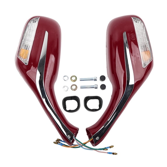 Motorcycle LED Front Turn Signals Rear View Rearview Side Motorcycle Modification