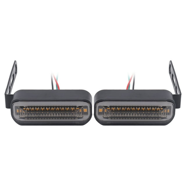 Motorcycle LED Sequential Turn Signals Indicator Lights 12V Universal