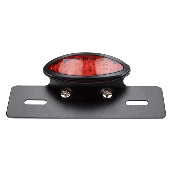 Motorcycle LED Tail Light Integrated License Plate Brake Lamp with universal