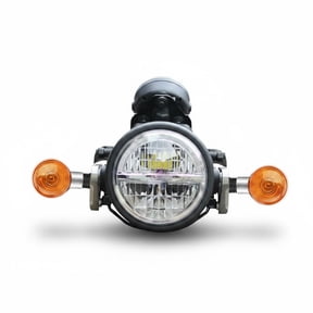 Motorcycle LED Turn Light Lights - 4PCS 12V 10W Sealed Waterproof Shockproof Brake Meter Lamps - Flowing Amber Meters Running Tail Lights - Front & Rear Fit, Color: As shown