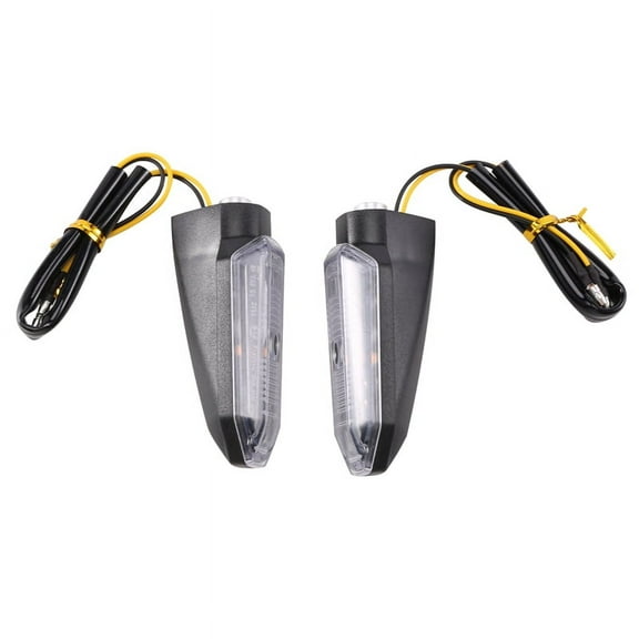 Motorcycle LED Turn Signal Lights Lamps Side Indicator for CB125/CBR650R/CBF/X-ADV /CB 150R /CB 300R/ CB 1000R,2 x Turn Signal Indicator,Black