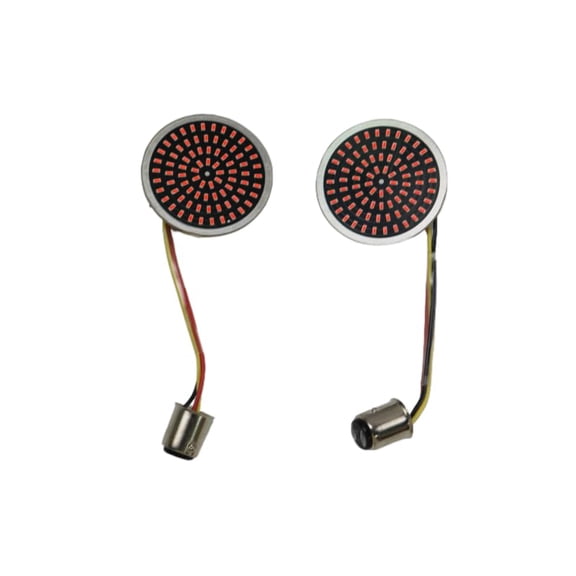 Motorcycle LED Turn Signals 2Inch Bullet Front Brake Light for Harley-Davidson Road King / Softail / Dyna 2012-2017&Touring 2014-16