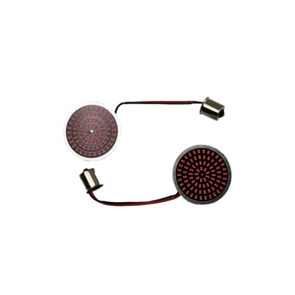 Motorcycle LED Turn Signals 2Inch Bullet Rear Brake Light for Harley-Davidson Road King / Softail / Dyna 2012-2017&Touring 2014-16