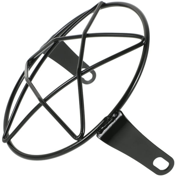 HOOWIFFY Headlight Protector Guard Metal Black 1 Pcs