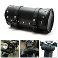 thumbnail image 1 of Motorcycle Leather Universal Tool Round Roller Saddle Bag fork for Travel Suitcase, 1 of 8