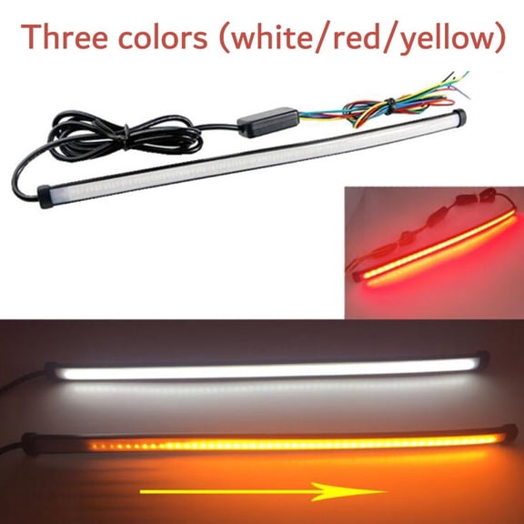 Motorcycle Led Flowing Lights Strip Sequential Switchback Tail Brake Turn Signal